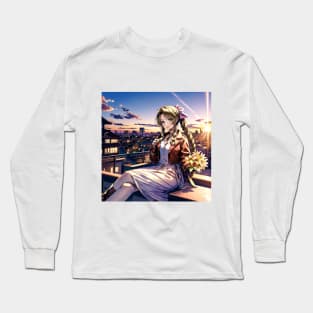 sunset aerith Long Sleeve T-Shirt